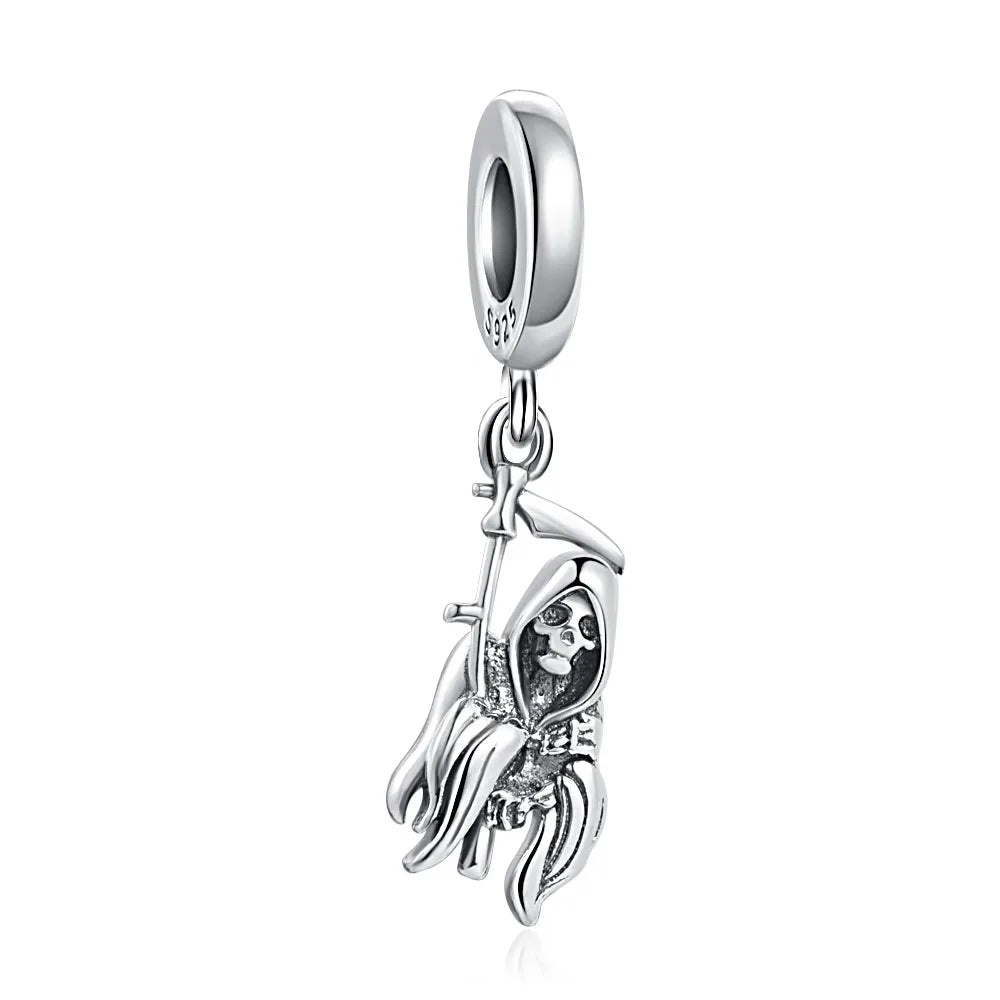 925 Sterling Silver Nurse Cross DIY Charms Beads Zircon