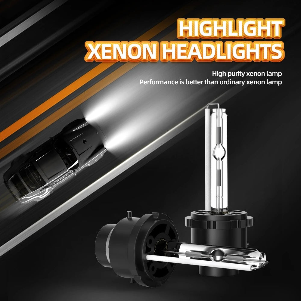 Xenon D2S HID Headlights Kit 35W Power Multiple Kelvin Options Easy Installation Pack of 2