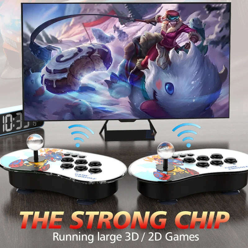 BOYHOM A16 Retro Handheld Arcade Console Dual Joystick Wireless Battle Controller 20000 Games