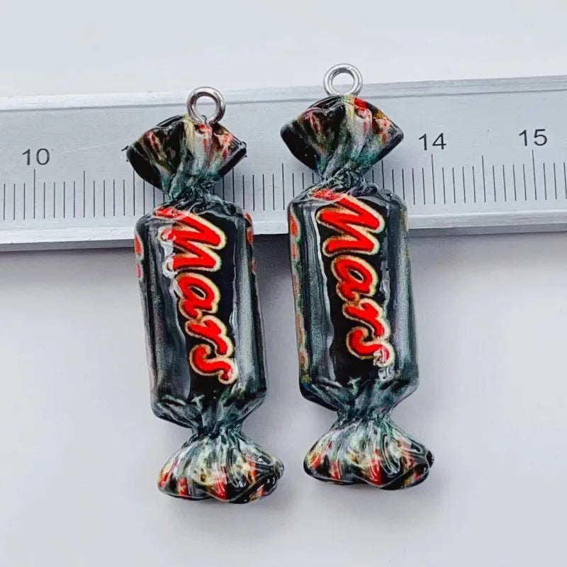 Cute Chocolate Candy Resin Charms For DIY Jewelry Bulk