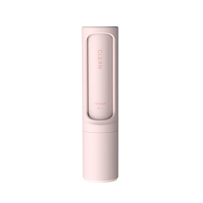 2-1 Reusable Pet Hair Remover Brush Portable Lint Roller Pink