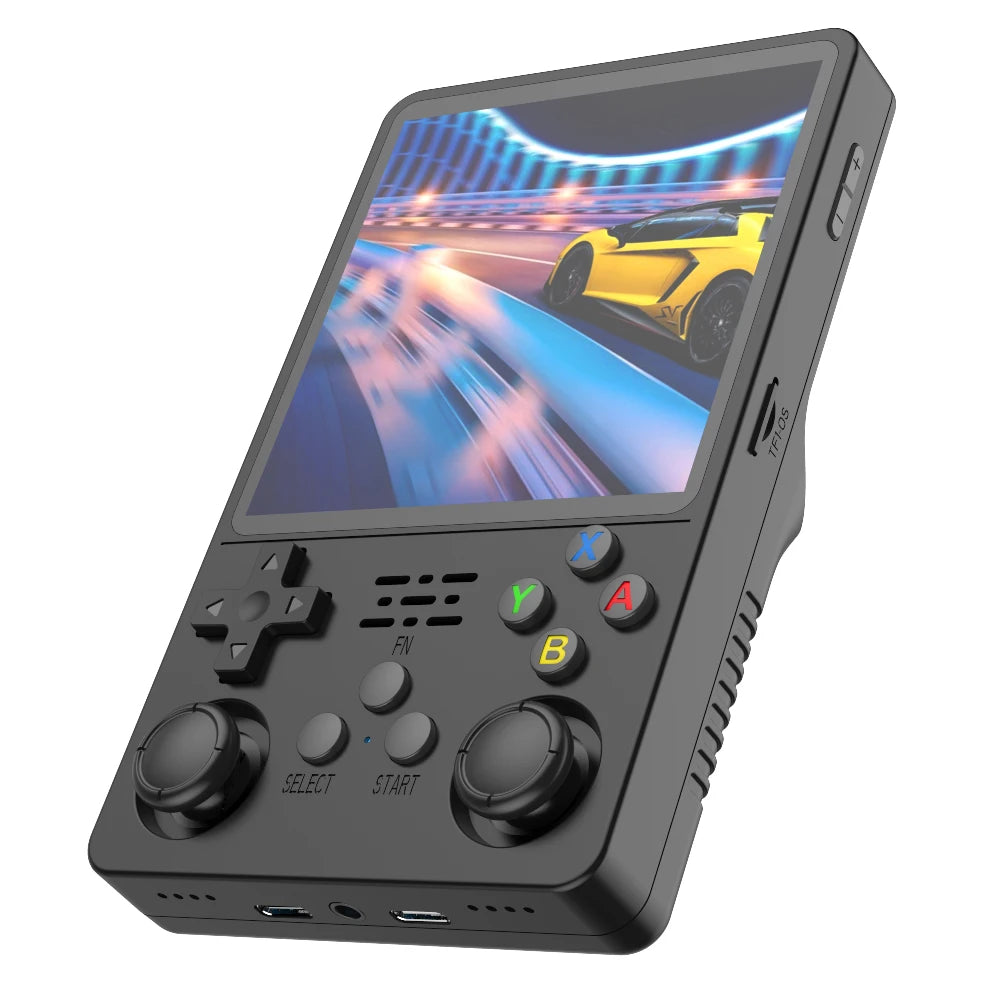 BOYHOM R36S Plus Retro Handheld Game Console Linux 64 Bit RK3326 4 Inch IPS Screen Portable Pocket Video Player 64GB