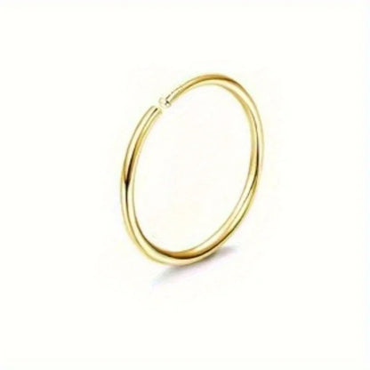 Bobisty Surgical Steel L Shaped Nose Ring Set Hypoallergenic Fashion Jewelry for Men and Women