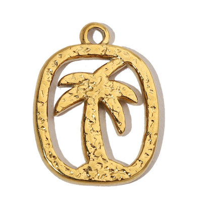 Elegant French Stainless Steel Sun Charms Necklace Set for Women
