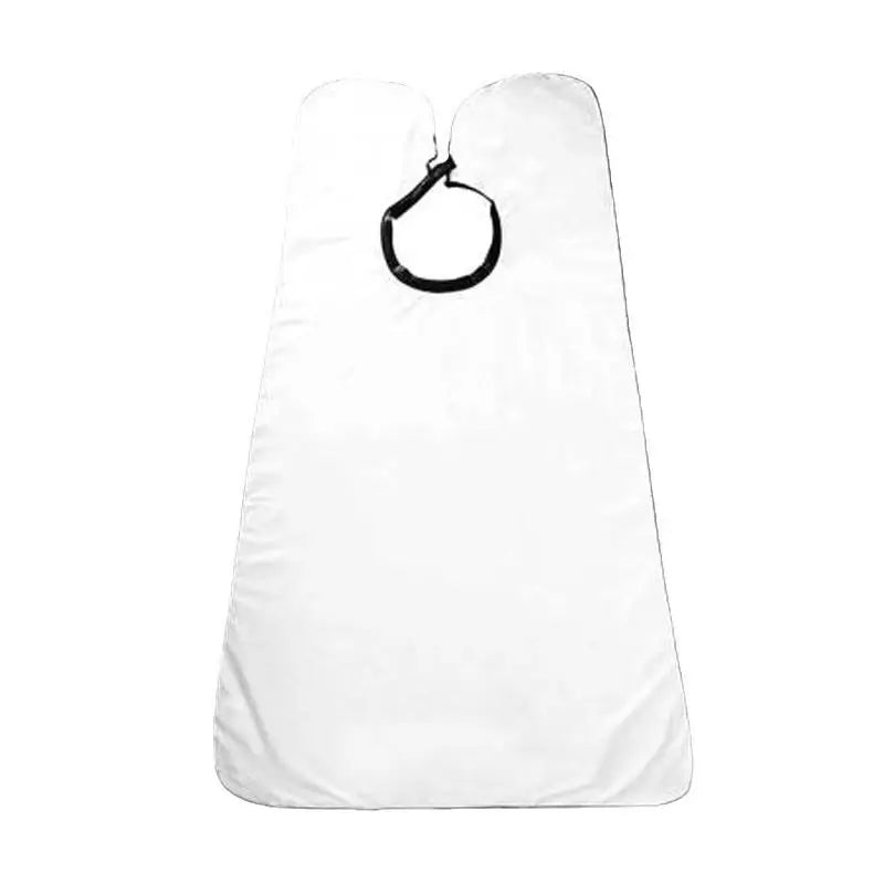 Male Shaving Apron Beard Catcher Cape Care Bib Clean Up Tool white
