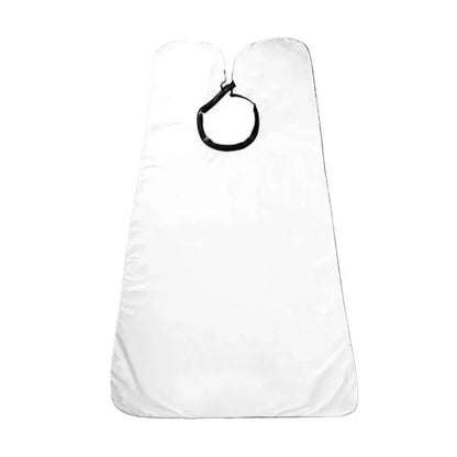 Male Shaving Apron Beard Catcher Cape Care Bib Clean Up Tool white