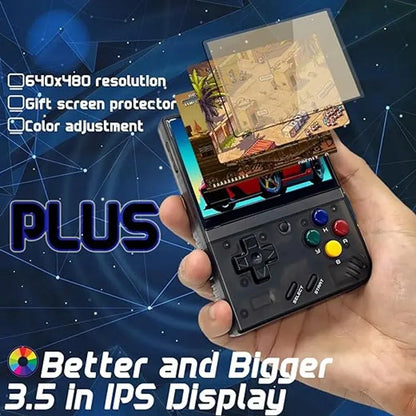 Miyoo Mini Plus 3.5 Inch IPS Retro Handheld Game Console 3000mAh Portable Video Player