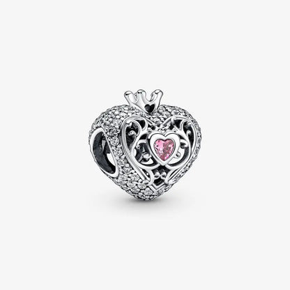 Romantic Heart Bead Pendant Set for Charm Bracelets and Necklaces Thanksgiving Jewelry Gift for Women BD08