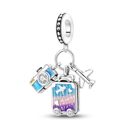 925 Sterling Silver Charm Bead Bracelet for Smartwatch and DIY Jewelry KTC782