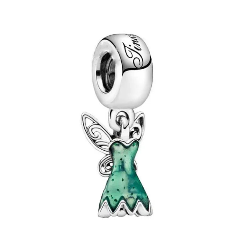 925 Silver Dress Pendant Charms for European Bracelets P556