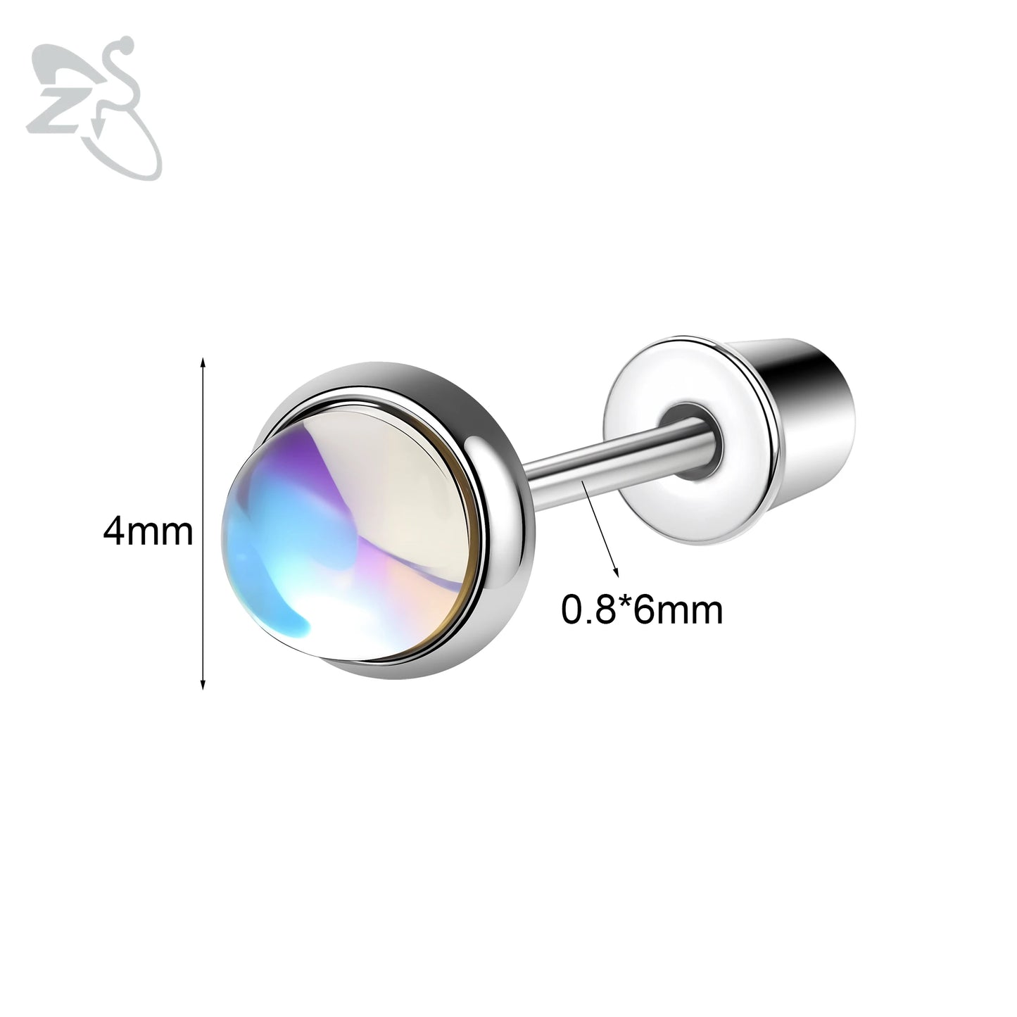 Charming Stainless Steel Flower Butterfly Stud Earrings for Children and Women