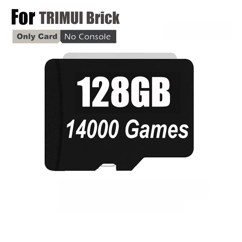 Preloaded SD Card For TRIMUI BRICK Handheld Game Console 3.2 Inch IPS Linux TF Card With 12000 Retro Games