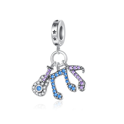 Elegant 925 Sterling Silver Bow Charm with Zircon for Mother's Day Bracelet