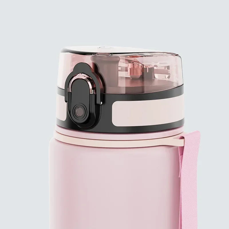 500Ml Frosted Shockproof Water Bottle With Filter Rope
