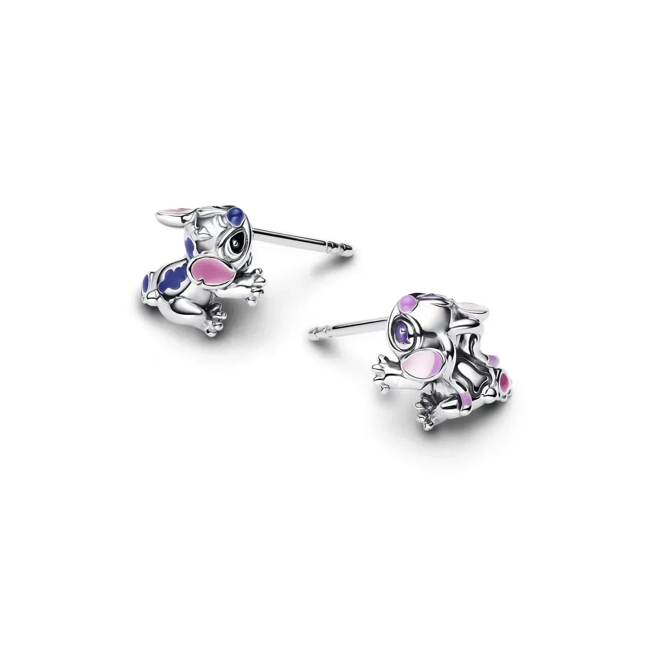 925 Sterling Silver Mermaid Angel Crown Charm Set with Zircon Beads Ring Earrings and Bracelet Jewelry Collection 2025