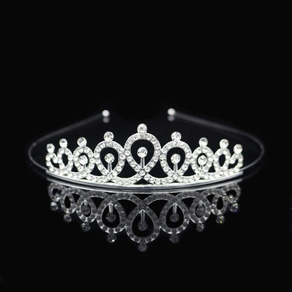 Elegant Crystal Princess Tiaras for Girls Wedding Party Hair Accessories