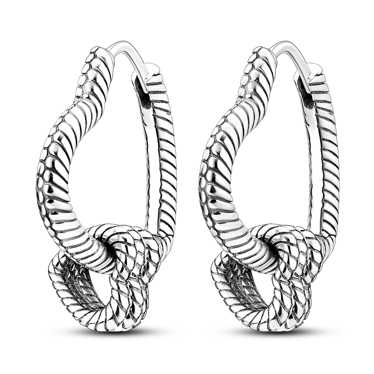 925 Silver Geometric Hoop Earrings for Women with Zircon Moon and Heart Design Fashion Jewelry Gift