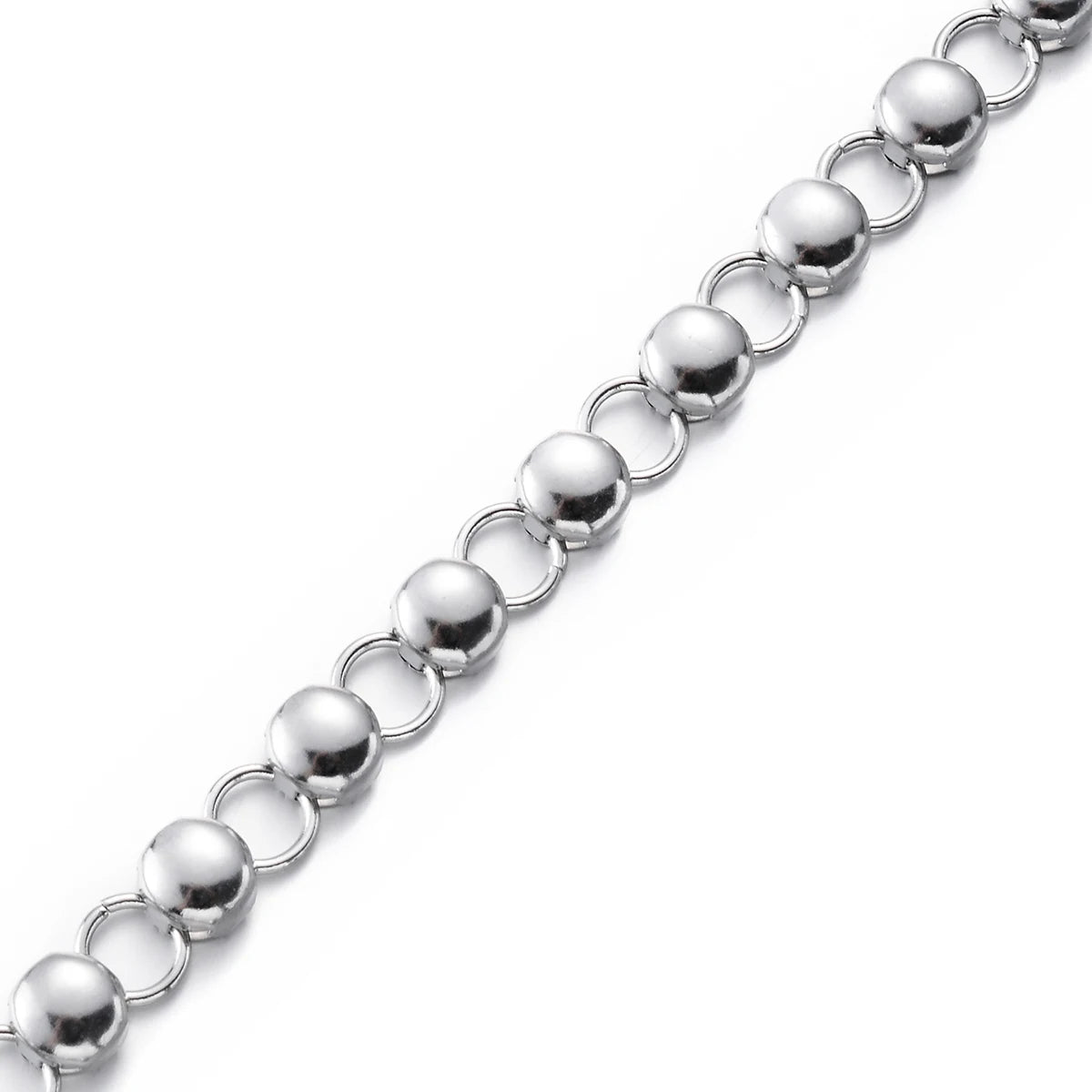 Huge Stainless Steel Handmade Link Chain Necklace and Bracelet for Men Hypoallergenic Fashion Jewelry