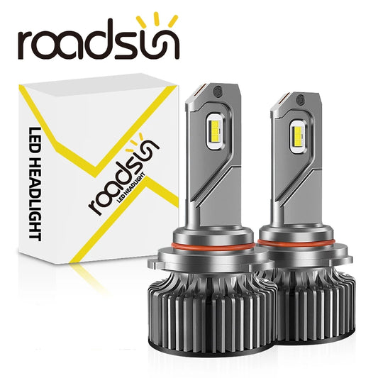 High Performance LED Headlight Bulbs 28000LM 6000K Two-Sided CSP Chips 12V Turbo for Cars