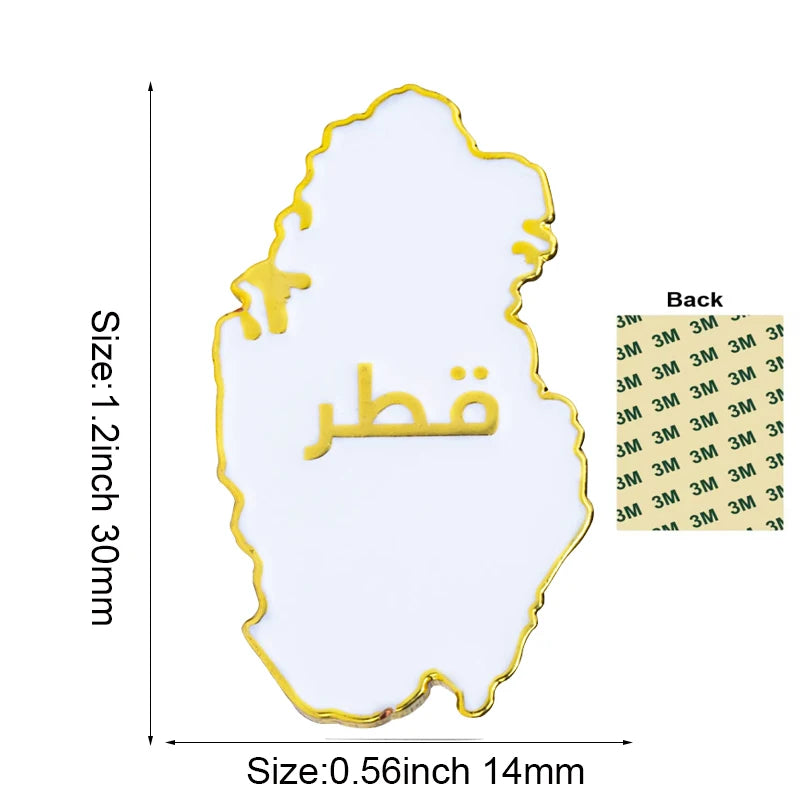Stylish Saudi Arabia Themed Metal Pin Brooches for Mobile Phones