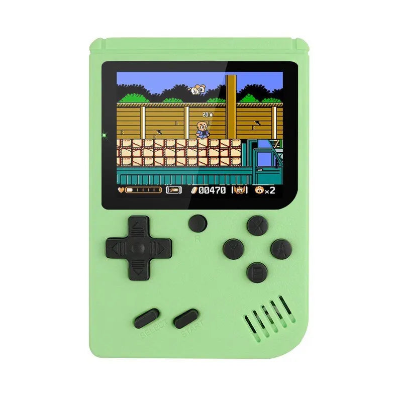 BOYHOM Retro Portable Mini Handheld Video Game Console 8 Bit 3.0 Inch Color LCD Built In 500 Games For Kids
