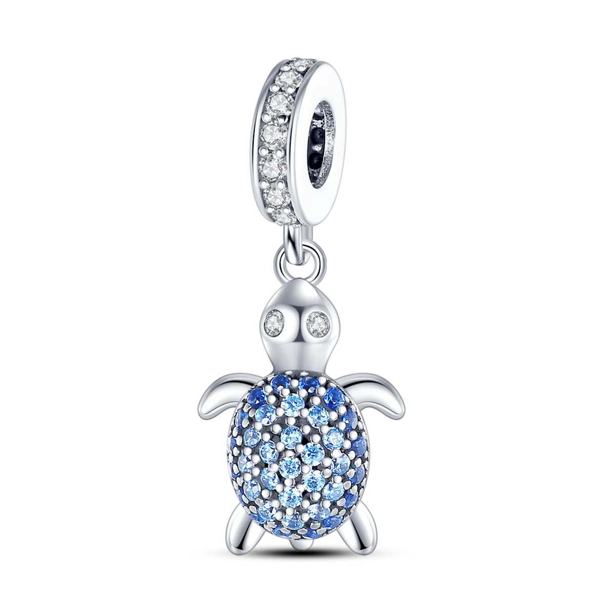 CharmBeads 925 Silver Blue Series DIY Bracelet Charms Top Rated Fashion Pendants KTC004