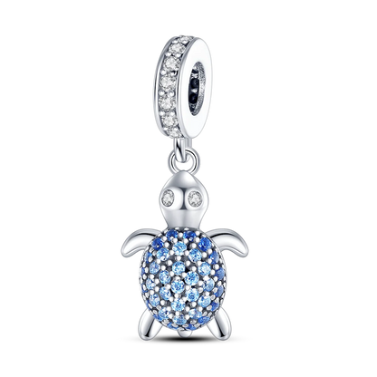 CharmBeads 925 Silver Blue Series DIY Bracelet Charms Top Rated Fashion Pendants KTC004