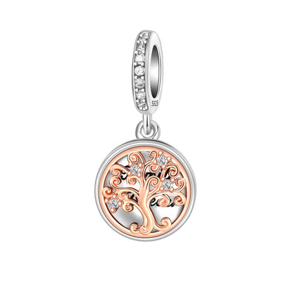 925 Sterling Silver Colorful Snowflake Heart Lock and Key Charms for DIY Necklace and Bracelet Jewelry Gifts