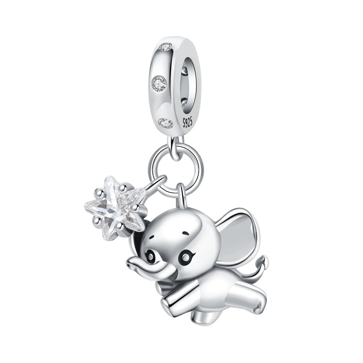 925 Sterling Silver Cute Pet Animal Pendant Charm Gift