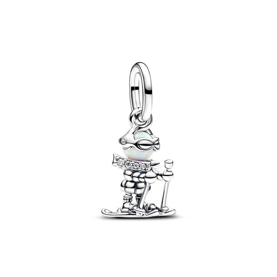 Miniso Snowflake Charm Beads 925 Sterling DIY Bracelet