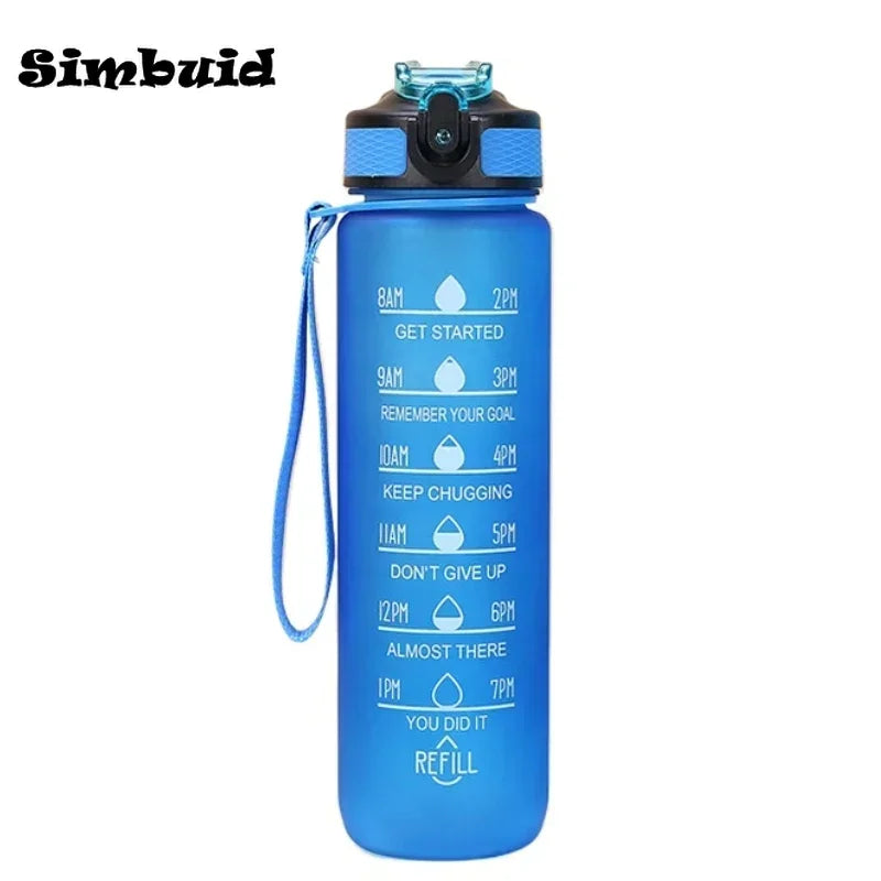 1L Leakproof Sport Water Bottle For Travel Fitness Cycling