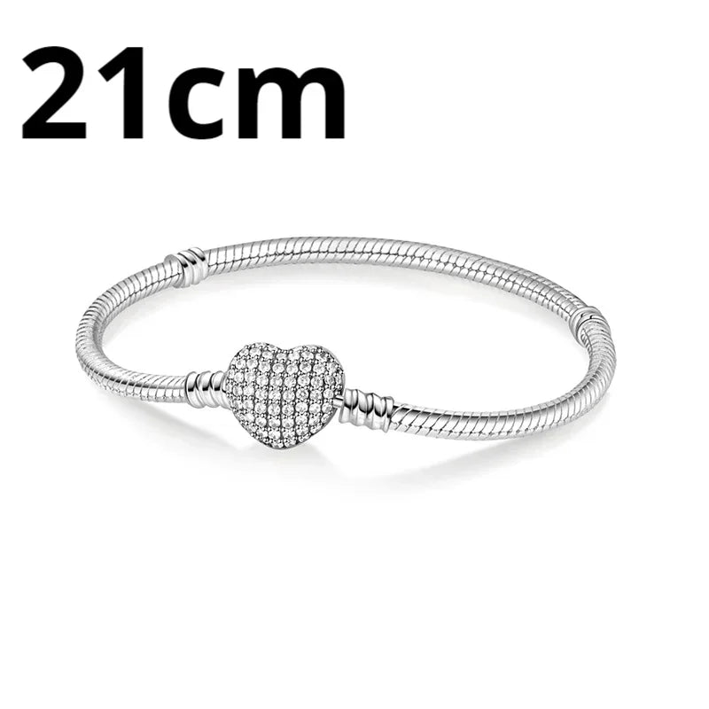 925 Sterling Silver Adjustable Gold Cross Virgin Mary Blue Eye Zircon Charm Bracelet for Women Birthday Gift