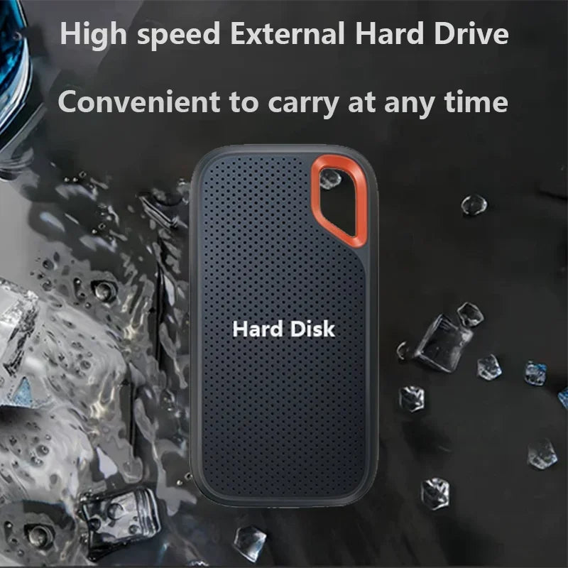 Ultra Fast 1TB Portable SSD External Hard Drive 4TB High Capacity Solid State Drive for Laptops PCs Phones and Mac