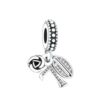 European 925 Sterling Silver Birthday Celebration Pendant Charm Bead for Women Bracelet and Necklace