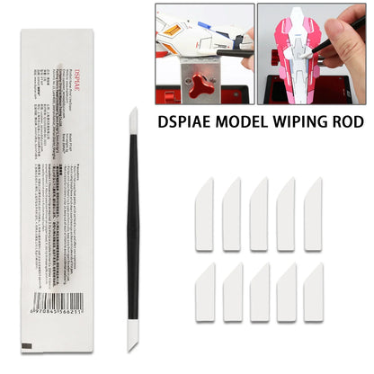 DSPIAE Double Head Water Wash Wiping Rod Traceless Cleaning Tool for Stains and Aging Lines