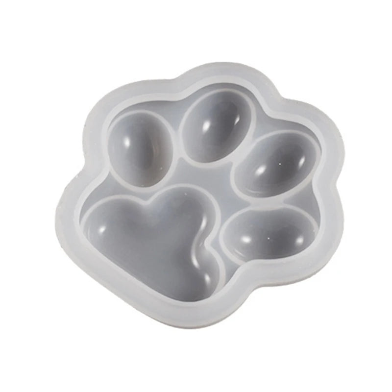 3D Cat Paw Silicone Mold for DIY Epoxy Resin Jewelry Storage Box