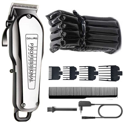 Cordless Professional Hair Clipper For Men Adjustable Lithium Ion Hair Trimmer Powerful Barber Shop Cutter