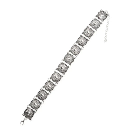 Vintage Fashion Choker Necklace And Bracelet Set For Women