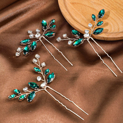 Elegant Bridal Hairpins for Girls - U-Shaped Wedding Hair Clips and Prom Accessories