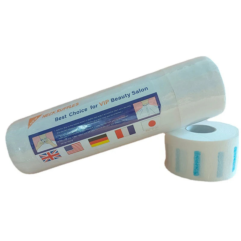Adjustable Disposable Neck Strips for Hair Cutting and Salon Use