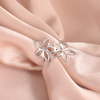 Skyrim Fashion Bohemian Gold-Plated Wide Flower Ring for Women