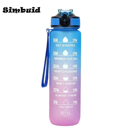 1L Leakproof Sport Water Bottle For Travel Fitness Cycling