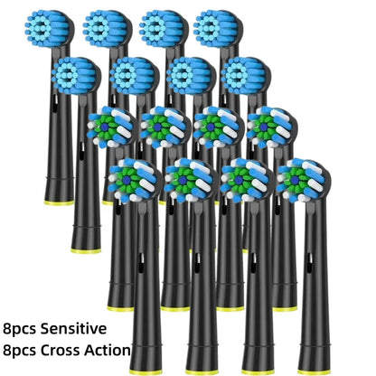 16/20PCS Brush Head Nozzles for Oral B Electric Toothbrush 16 Assorted P