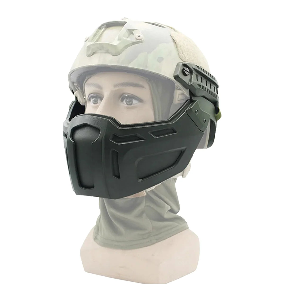 New Tactical FAST Helmet Half Face Mask for Airsoft Gear