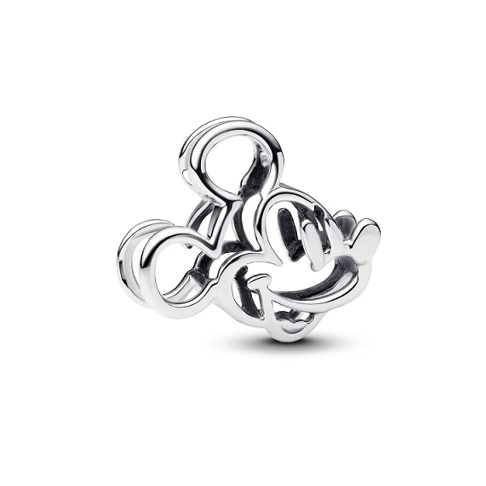 Exquisite 925 Silver Elephant Beads and Mouse Pendant for European Original Bracelet DIY Jewelry