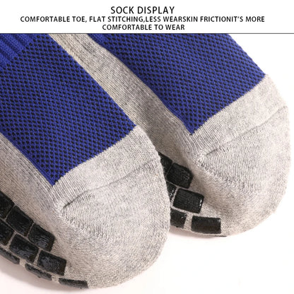Unisex Football Ankle Socks Non Slip Silicone Bottom