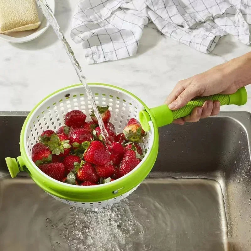Colander Salad Spinner Kitchen Gadget Lettuce Tool