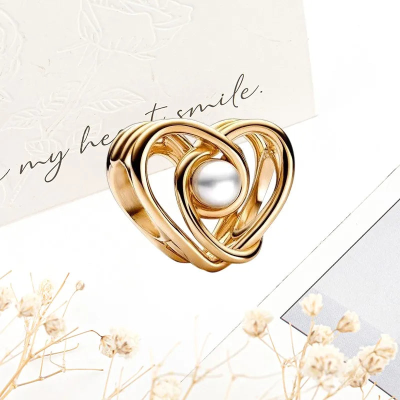 Sparkling Gold Safety Chain Infinity Snake Charm Beads
