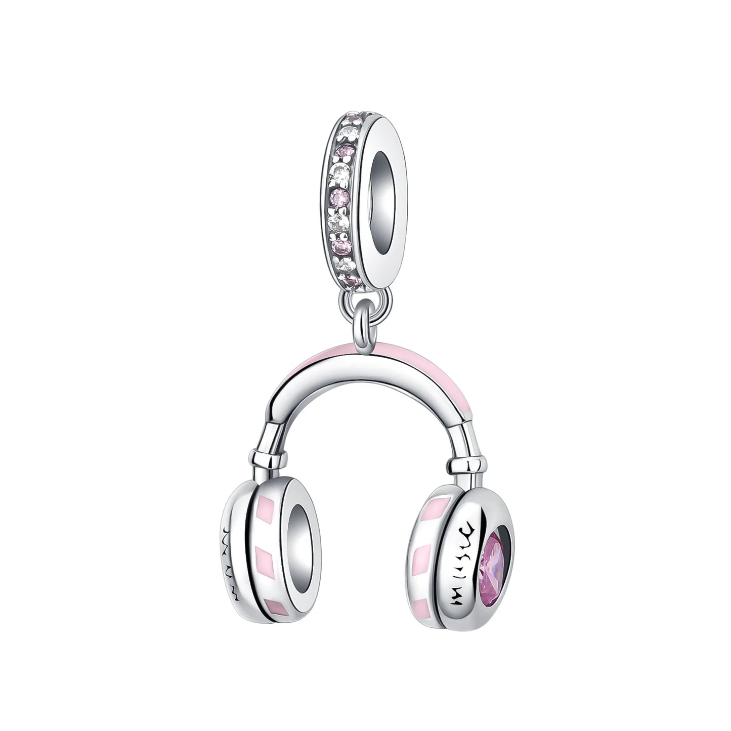 925 Sterling Silver Music Charms Beads Musical Note Piano Guitar Headset Earrings Pendants for DIY Bracelet Fine Jewelry Gift