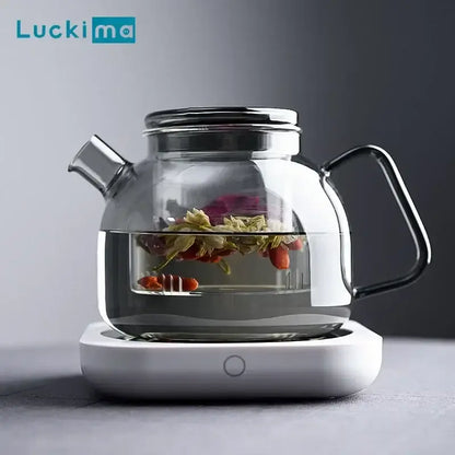 New Coffee Mug Warmer for Milk Tea Teapot Electric Heating Cup Plate 80 Degree Celsius for Home Office Use